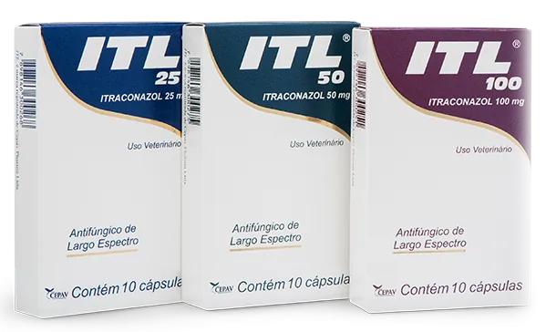 Primeiro produto à base de itraconazol produzido no Brasil.